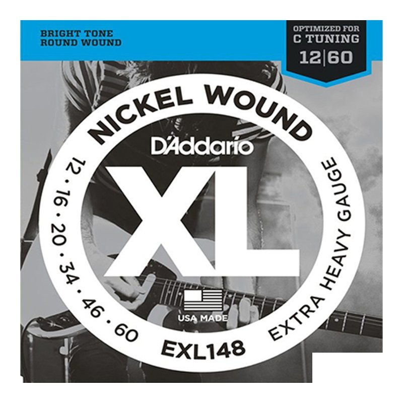 電吉他弦 DADDARIO EXL148 (16-60) 鍍鎳弦 音色完美 — 三峽吉他 / Bass