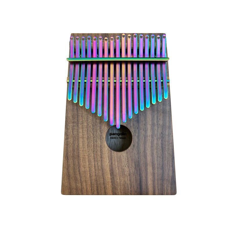 MIT Walnut Box-type Kalimba MIT Walnut Box-type Kalimba / Thumb Piano with PVD Colorful Keys — 三峽電鋼琴 / 鍵盤