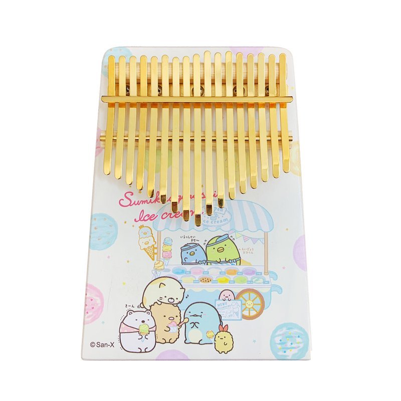 Sumikkogurashi-Double Side Colored Kalimba Sumikkogurashi-Double Side Colored Kalimba / Ice cream Style / Golden Keys / Sumikko Gurashi Thumb Piano — 三峽電鋼琴 / 鍵盤