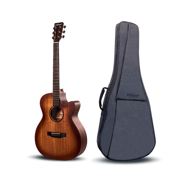 【Neowood】KeepGo系列 SOM2C (OM桶身/缺角) 附琴袋套裝組 — 三峽吉他 / Bass