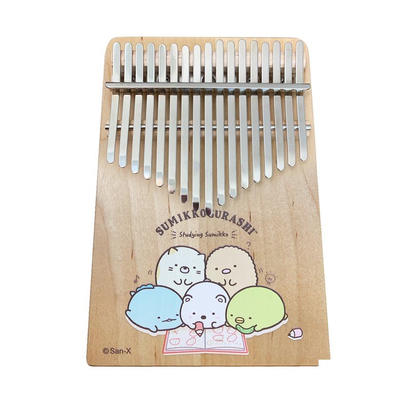 Sumikkogurashi-Single Pattern Colored Kalimba Sumikkogurashi-Single Pattern Colored Kalimba / Silver Keys / Sumikko Gurashi Thumb Piano — 三峽電鋼琴 / 鍵盤