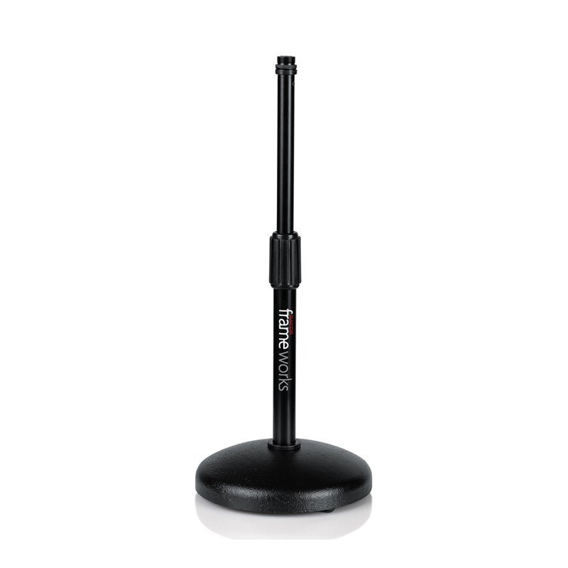 【新品上市】Gator Frameworks 圓形底座桌面麥克風架(GFW-MIC-0501) — 三峽麥克風