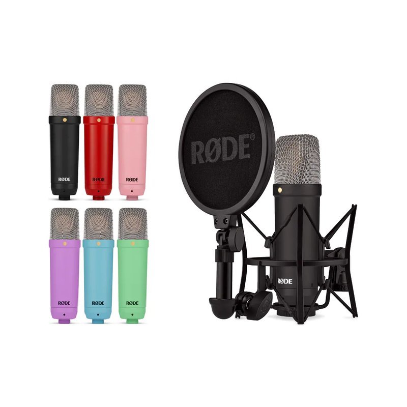 Rode Rode / NT1 Signature Series 電容式麥克風套組(含避震架/防噴罩)(6色)(台灣代理公司貨) — 三峽麥克風