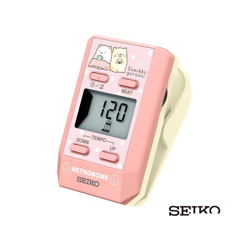 SEIKO SEIKO DM51SGL 角落小夥伴夾式節拍器/時鐘 粉紅 — 三峽鼓 / 打擊