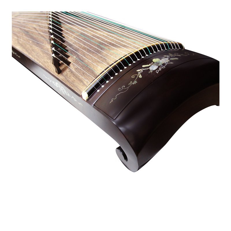 台灣製 21弦紫檀鑲貝竹筒箏 台灣古箏 演奏級古箏 標準版 — 三峽鼓 / 打擊