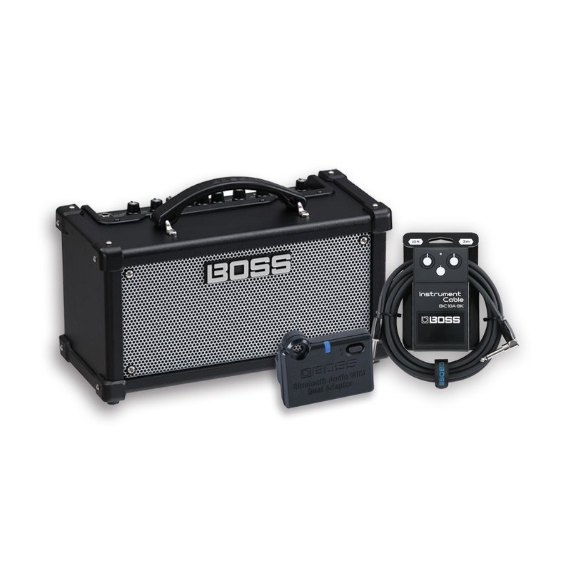 BOSS 【BOSS】DUAL CUBE LX 加贈$1790元 BT-DUAL藍芽接收器和BOSS彩色導線 電吉他音箱 — 三峽木吉他 / 民謠吉他