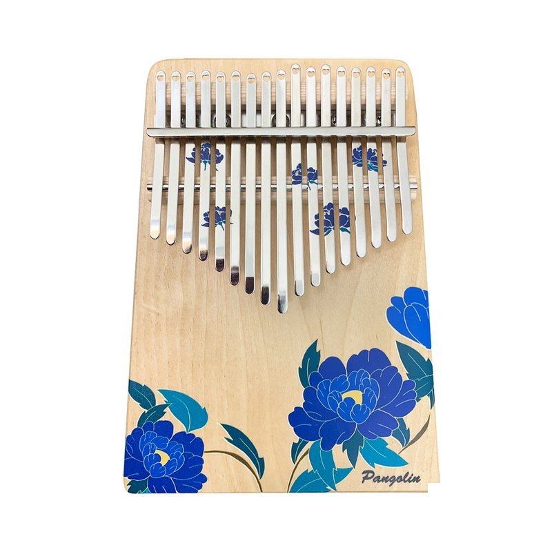 花的祝福 琴鍵琴身彩色印刷 樺木實木 牡丹花 — 三峽鼓 / 打擊