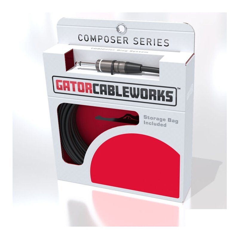 Gator 【GATOR】GCWC-INS-10RA 10英尺 樂器導線 — 三峽導線