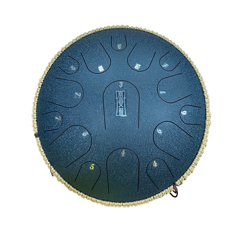 魯儒 空靈鼓 Hluru 高端鼓 天鼓 14吋15音D調-藏青色 — 三峽配件 / 週邊