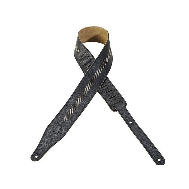 LEVY'S-MG17NH3-BLK 線條圓釘頭 皮革背帶 — 三峽配件 / 週邊