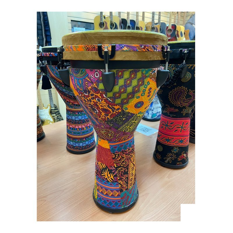 非洲鼓 12吋 ABS製主體 仿獸皮 可調整音色 贈20mm厚袋 波西米亞 — 三峽鼓 / 打擊