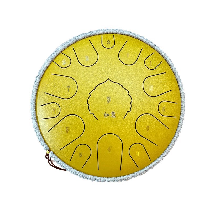 臺灣品牌 如意空靈鼓 鋼舌鼓 天鼓 14吋15音D調 金 — 三峽配件 / 週邊