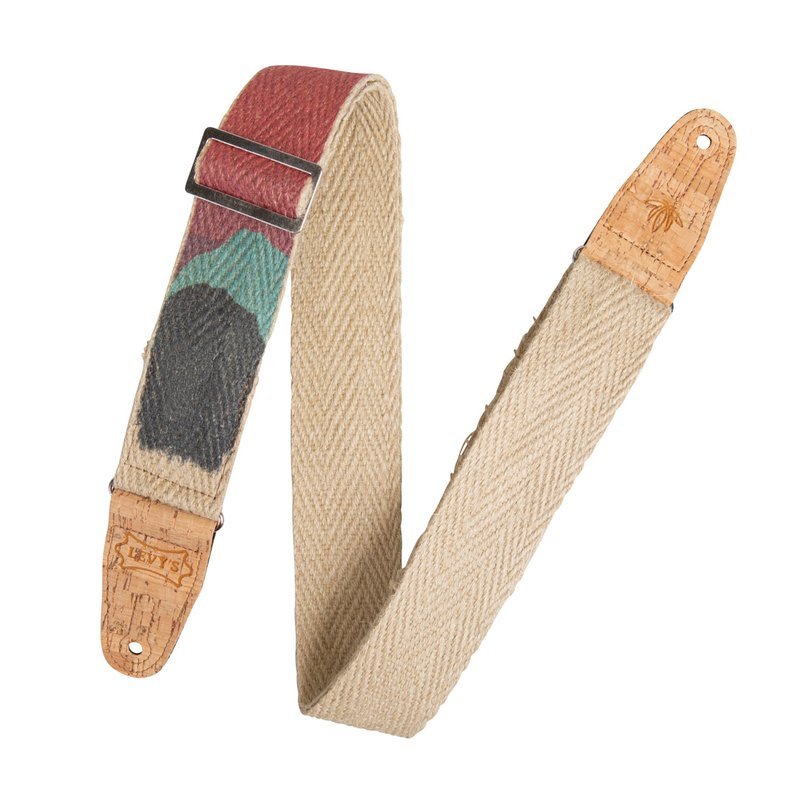 【LEVY'S】MH8P-003 吉他背帶 大麻纖維背帶 日落 — 三峽配件 / 週邊