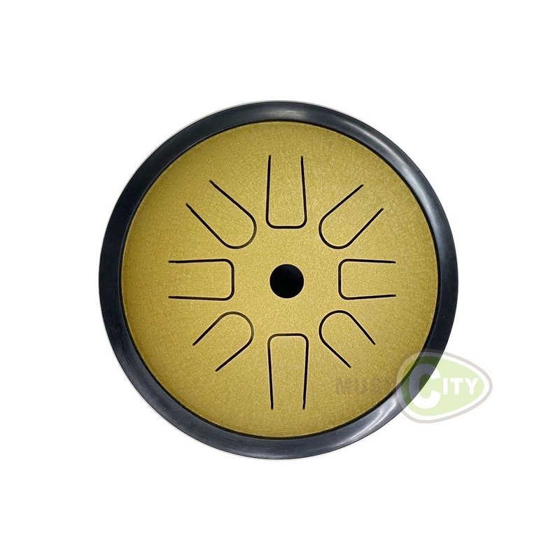 魯儒 6寸 8音 D調 高音鼓 伴侶鼓 空靈鼓 療癒樂器 碟型 正版(贈精美禮盒/鼓棒)鎏金 — 三峽鼓 / 打擊