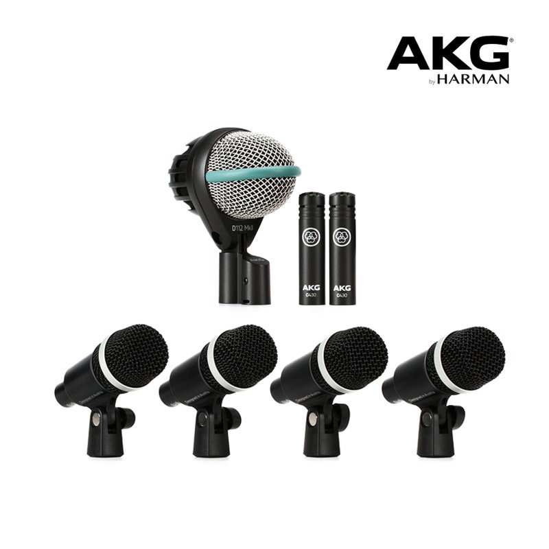 AKG AKG Drum Set Concert I 鼓組收音麥克風套組(7件組) 原廠公司貨 — 三峽銅管 / 管樂