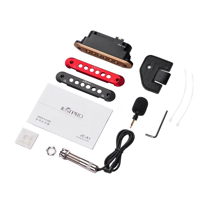 JUSTPRO JUSTPRO JC-A1 雙系統 變色龍 音孔拾音器 木吉他拾音器 — 三峽木吉他 / 民謠吉他