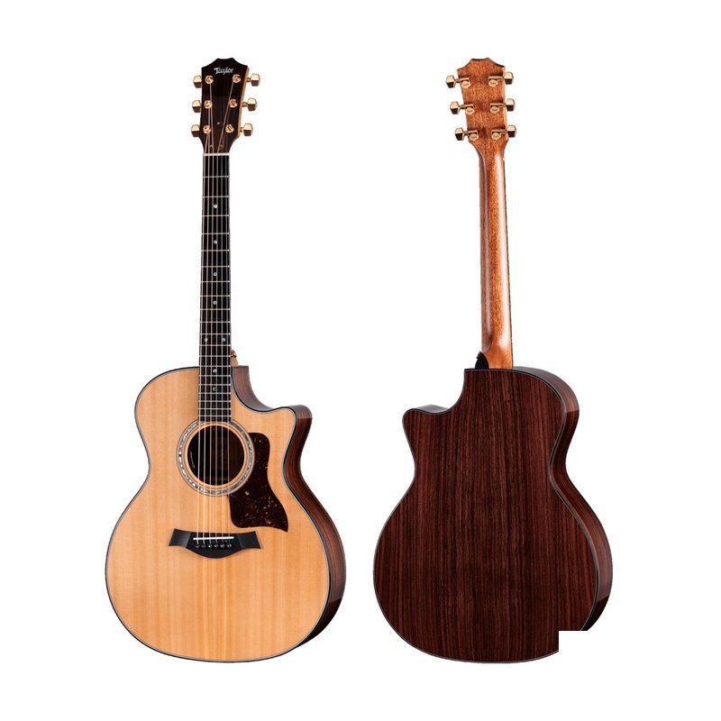 Taylor Taylor 714CE 電木吉他 紅雪松面板 | 印度玫瑰木背側板 | 桃花心木琴頸 GA桶 缺角 附原廠琴袋 — 三峽木吉他 / 民謠吉他