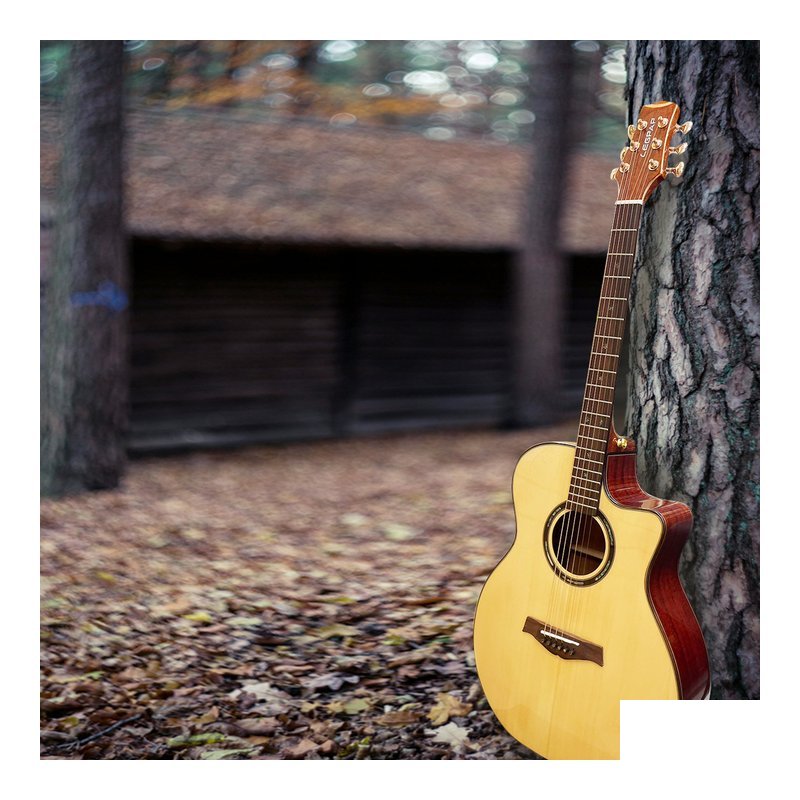 LEGPAP LEGPAP GA320NA 41吋 GA桶 雲杉木 全單板吉他 桃花心木側背板 民謠吉他 — 三峽木吉他 / 民謠吉他