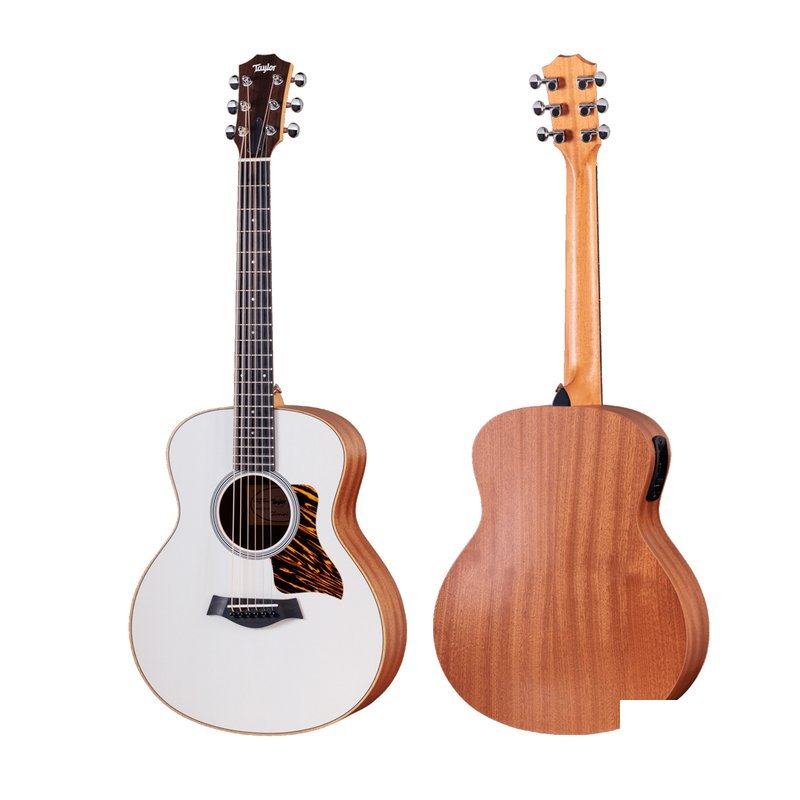 Taylor Taylor GS Mini-e Trans White 特別版 白色 電木吉他 雲杉面板 沙比利側背 EQ — 三峽木吉他 / 民謠吉他