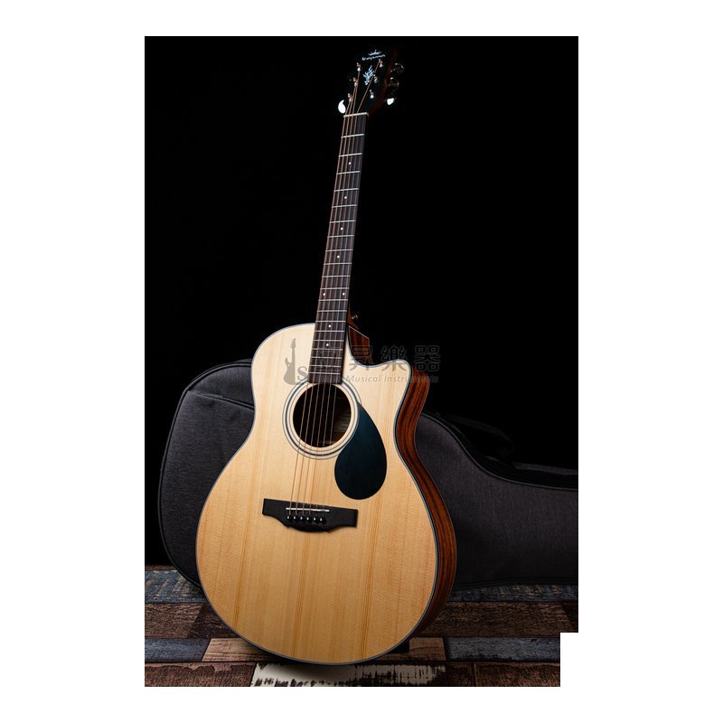 卡馬吉他 Kepma EAC-NM 41吋 雲杉面板/桃花心木側背板 合板 民謠吉他 — 三峽吉他 / Bass