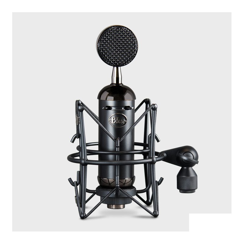 Blue 麥克風 Blue BLACKOUT SPARK SL 電容式 麥克風 黑色 電容麥 直播 實況 視訊 48V 幻象電源 附避震架 — 三峽麥克風