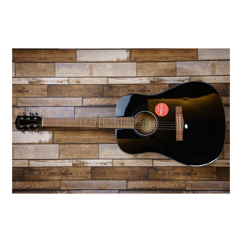Fender 木吉他 Fender CD-60S Black 黑 D桶 41吋 面單板木吉他 雲杉木面單板 桃花心側板 CD60S 附贈鋪棉厚袋 — 三峽木吉他 / 民謠吉他