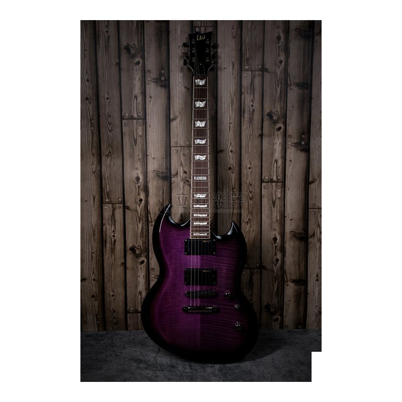 ESP ESP LTD VIPER-330FM 電吉他 紫色虎紋 主動式拾音器 — 三峽木吉他 / 民謠吉他