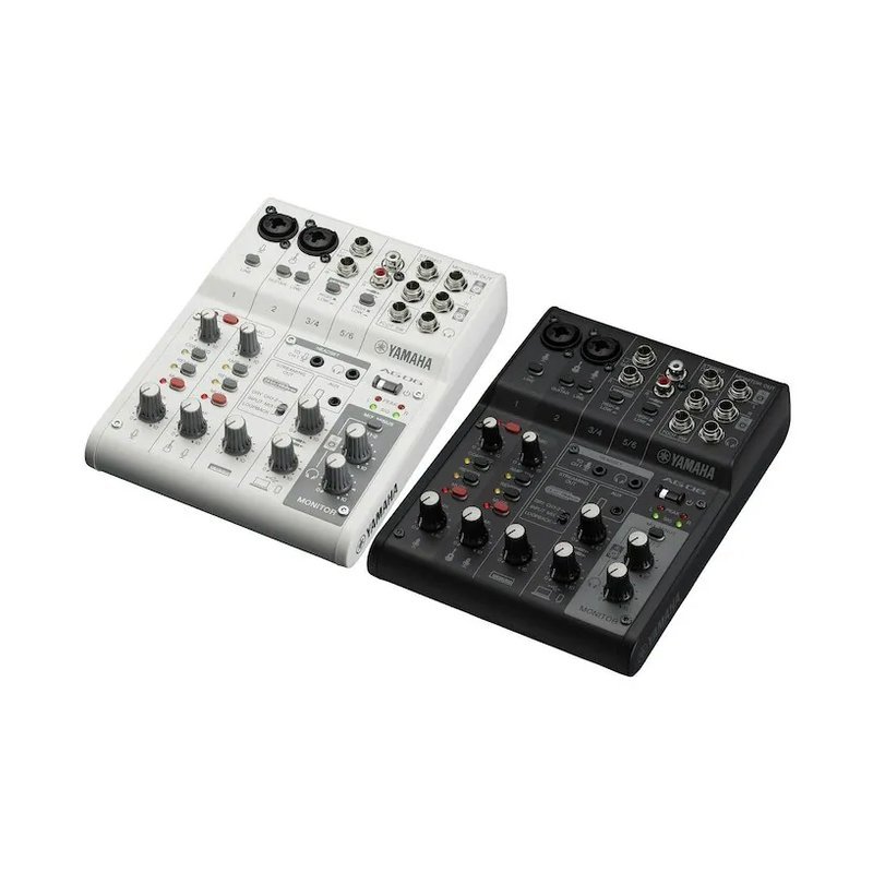 Yamaha Yamaha AG06mk2 網路直播混音器 錄音介面 黑白雙色（2022全新改款）ag06 — 三峽麥克風