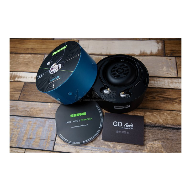 Shure 耳機 SHURE AONIC 215 SE215 DYCL+UNI+A 可線控版本 耳道式耳機 繞耳式 透明 — 三峽麥克風