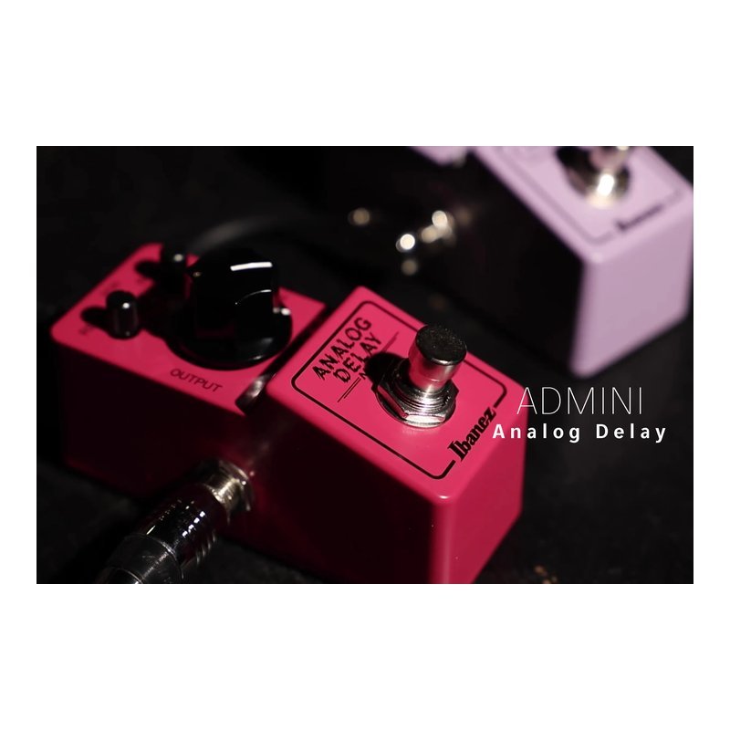 Ibanez Ibanez ANALOG DELAY AD-MINI pedal 單顆 類比延遲效果器 AD9迷你版 — 三峽木吉他 / 民謠吉他