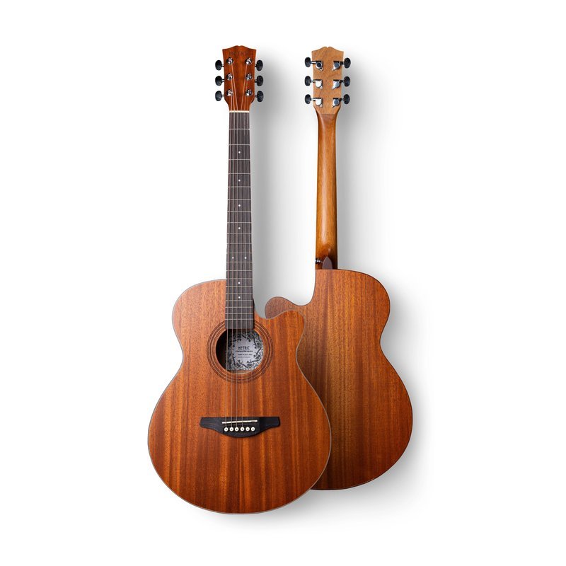 METRIC METRIC MTC-M02 40吋 全桃花心木 合板木吉他 (附厚琴袋、配件包) — 三峽木吉他 / 民謠吉他