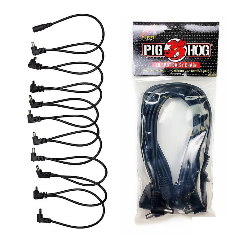 PIG PIG HOG PP10DC 10 spot 效果器 電源分配器 電源分配 電源串聯線 效果器電源線 DC線 — 三峽效果器