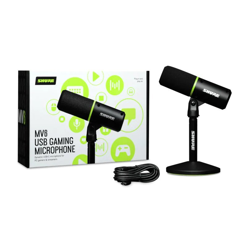 Shure SHURE MV6 USB 遊戲直播 動圈麥克風 — 三峽麥克風