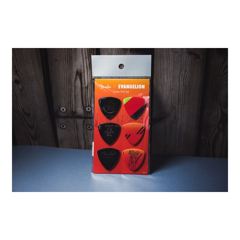 Fender Fender 351 EVANGELION 新世紀福音戰士 明日香限量聯名 Pick組 — 三峽木吉他 / 民謠吉他