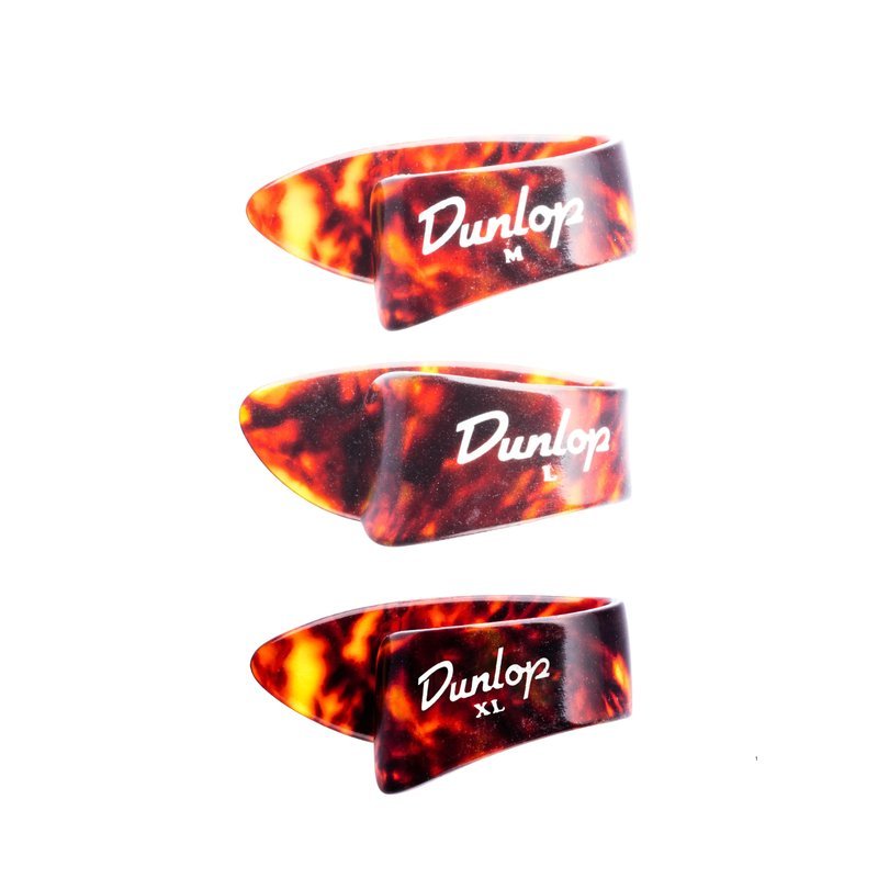 Dunlop Dunlop 9022R 9023R 9024R 食指套/手指指套/手指PICK/手指彈片 美國製 玳瑁色 — 三峽弦樂器