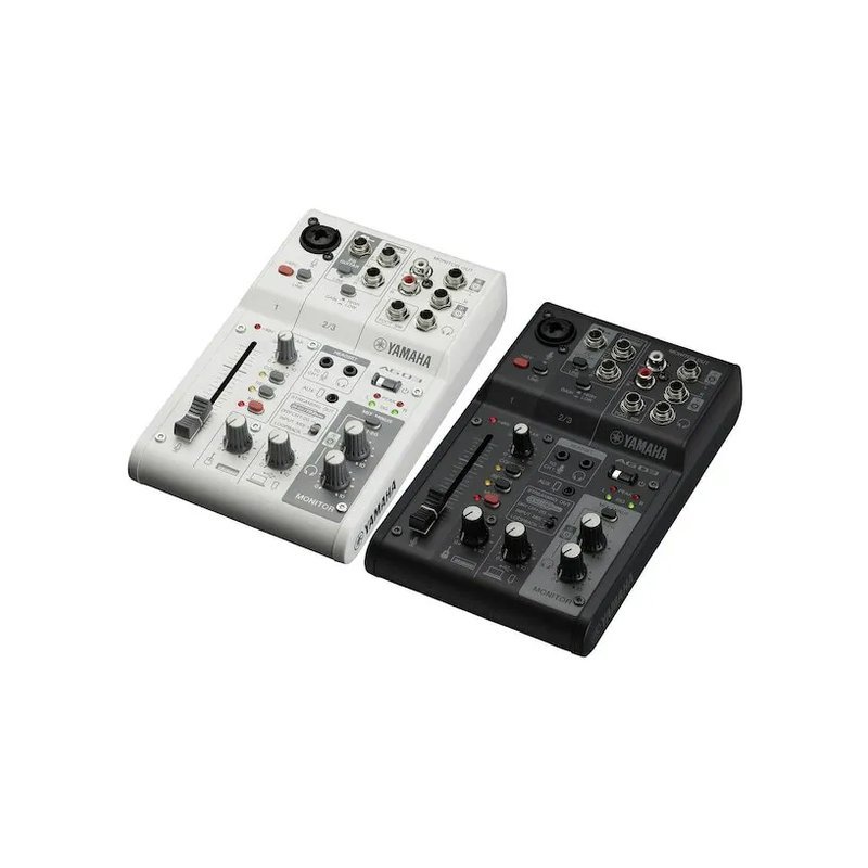 Yamaha Yamaha AG03mk2 網路直播混音器 錄音介面 黑白雙色 AG03 （2022全新改款） — 三峽麥克風