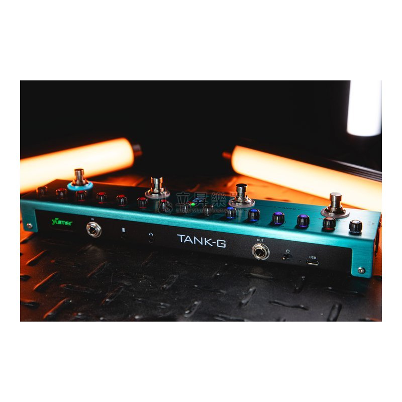 M-VAVE M-VAVE TANK-G TypeC 充電 IR 藍芽 電吉他 綜合效果器 — 三峽電吉他