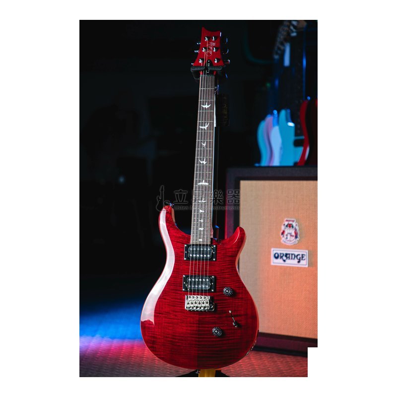 【2024限量】PRS SE CUSTOM 24 Ruby Ltd edition 電吉他 虎紋楓木 寶石紅 印尼廠 附原廠琴袋 CU44RU — 三峽弦樂器