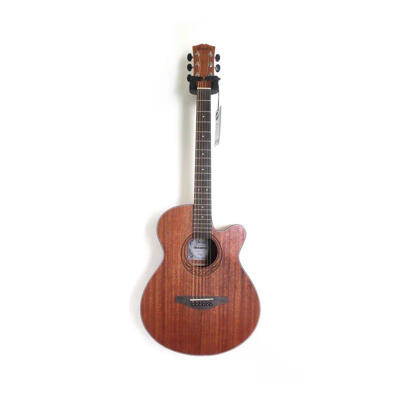 Soldin SA-4022 桃花心木 缺角木吉他 40吋 (附琴袋、配件包) — 三峽木吉他 / 民謠吉他