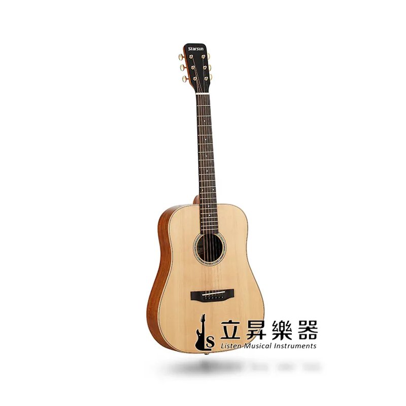 木吉他 STARSUN T3 36吋 面單 西特加雲杉面單 星臣 旅行吉他 T系列 D型正桶 附原廠琴袋 — 三峽吉他 / Bass
