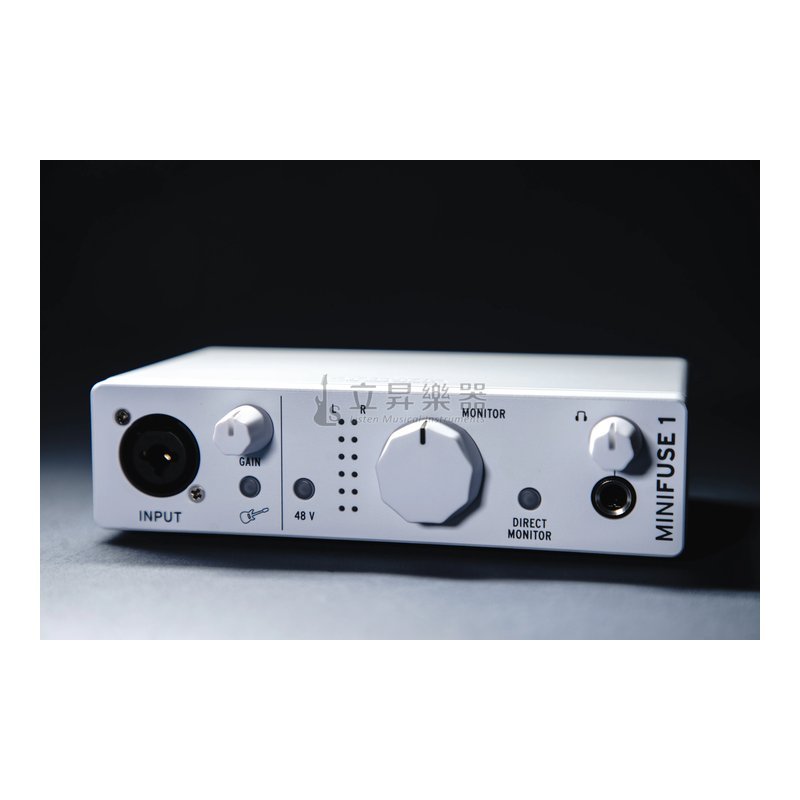 Arturia Arturia MiniFuse1 USB 便攜式 錄音介面 一進二出 黑白雙色可選 — 三峽電鋼琴 / 鍵盤