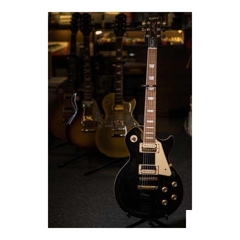 Epiphone EPIPHONE Les Paul Classic EB 系列 黑色 電吉他 切單 — 三峽吉他 / Bass