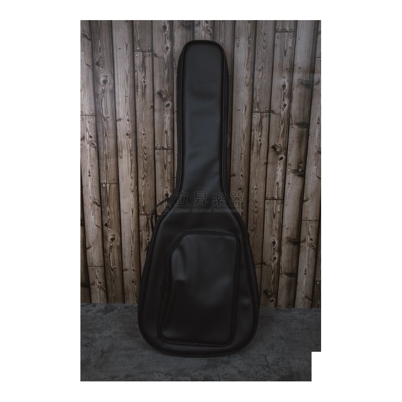 A90 A90 木吉他軟盒 木吉他袋 木吉他軟CASE 黑色 皮革材質【台灣製造】 — 三峽吉他 / Bass