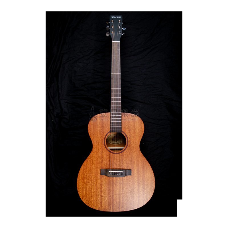 Starsun STARSUN S1-OM-M 面單板木吉他 全桃花心木 附原廠琴袋 — 三峽木吉他 / 民謠吉他