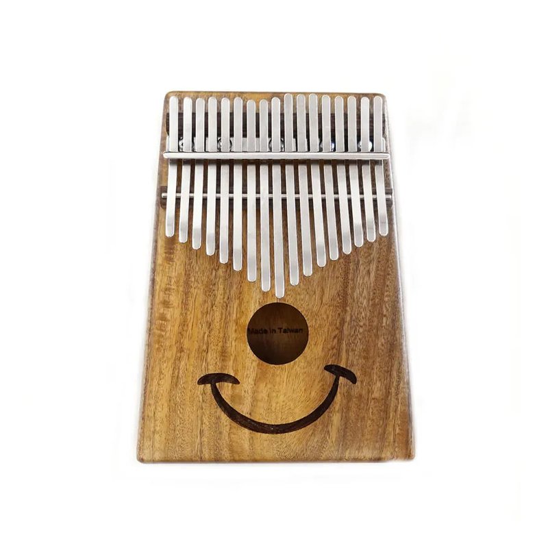 台灣製造 微笑 卡林巴 拇指琴 相思木 單板 17音 贈送台製軟盒 — 三峽鼓 / 打擊