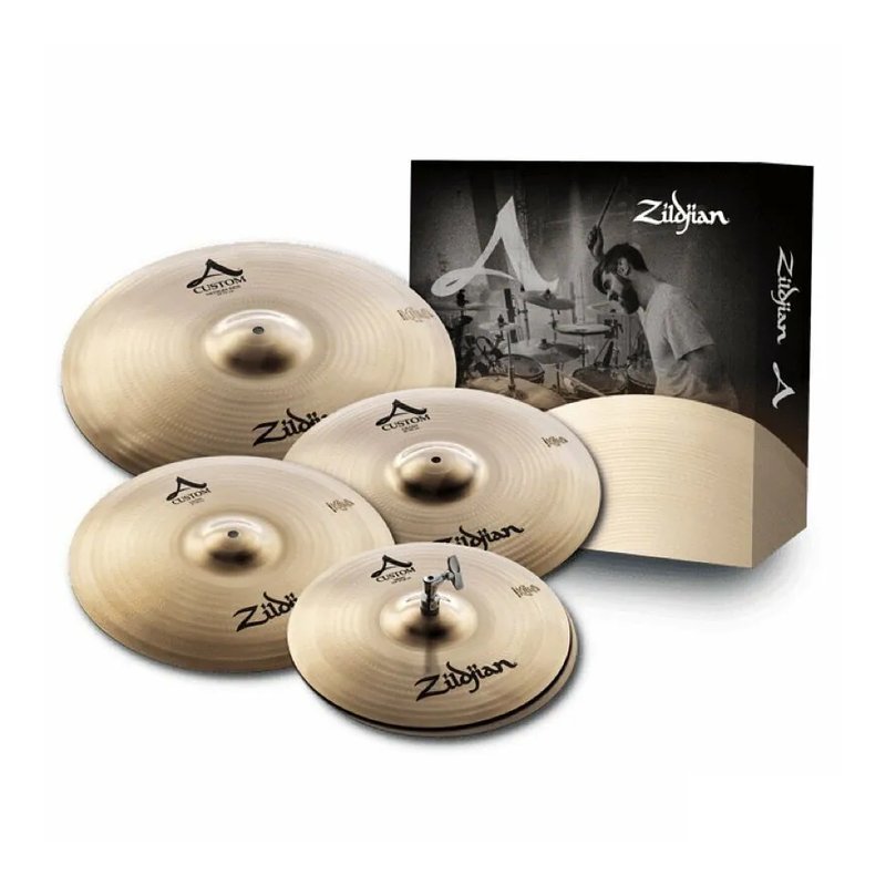 Zildjian Zildjian A CUSTOM A20579-11 銅鈸套組 五片裝 — 三峽鼓 / 打擊