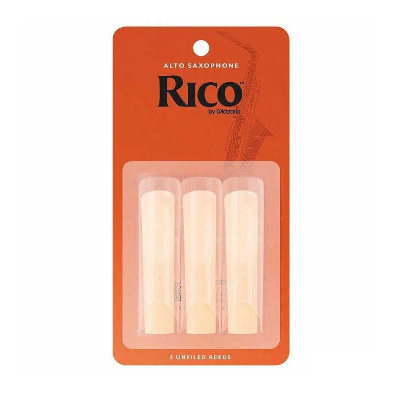 D‘Addario RICO RI-A 中音薩克斯風 竹片 三片裝 1.5~3.5號 — 三峽木管樂器