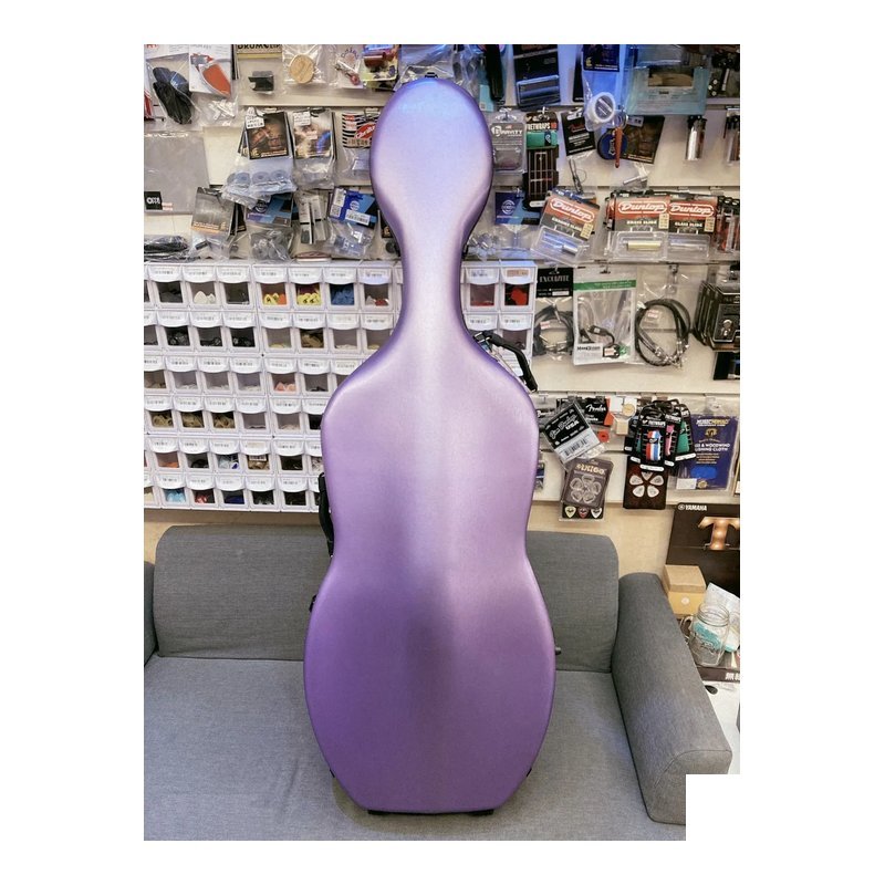 複合碳纖維大提琴盒 粉紫色款 — 三峽弦樂器