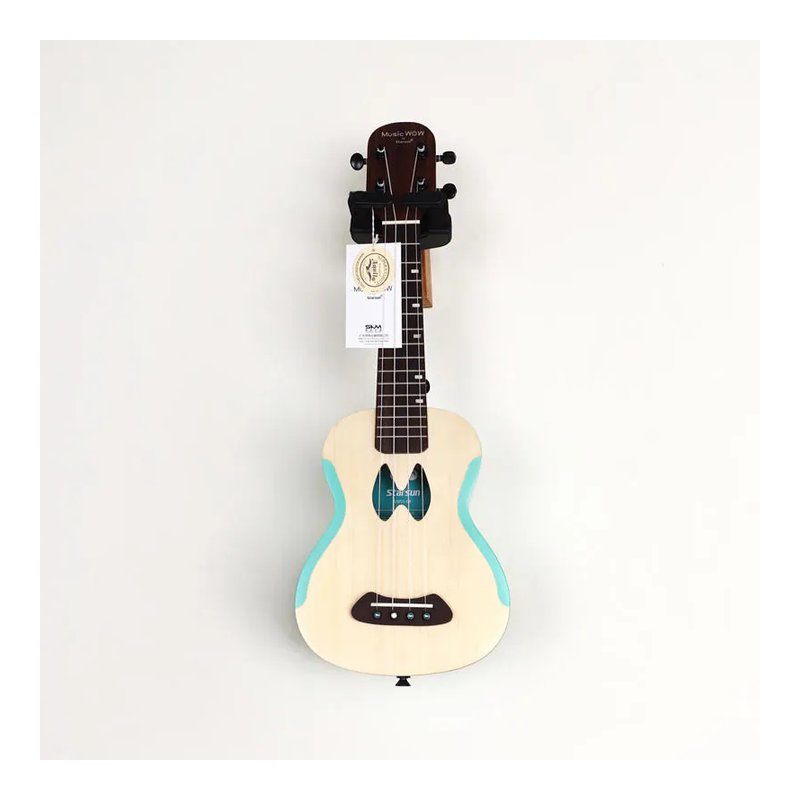 星臣 Music WOW/Starsun USP21-GR 雲杉面單 烏克麗麗 綠色 — 三峽烏克麗麗