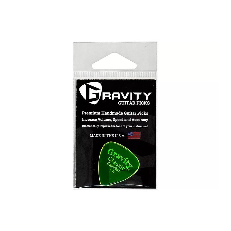 手工彈片 GRAVITY Classic Standard 1.5 螢光綠 Pick 彈片 美製 GCLS15P GCLS15M — 三峽Pick